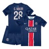 Maglia ufficiale Paris Saint Germain Carlos Soler 28 Casa 2024-25 per Bambino